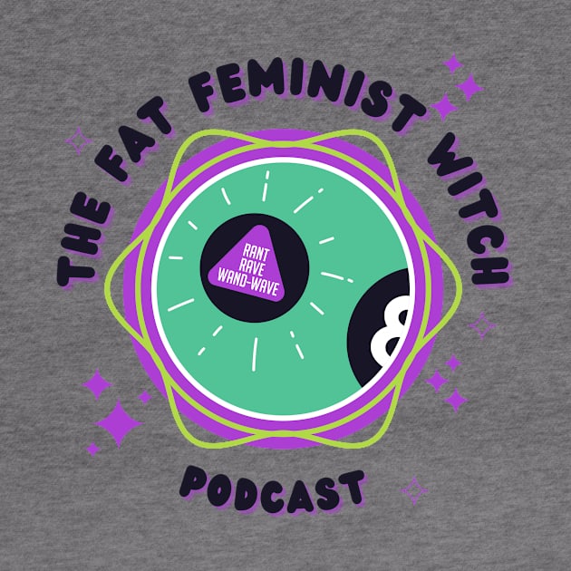 Fat Feminist Witch Magic 8 Ball Logo by The Fat Feminist Witch 